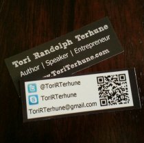 Mini Business Cards Tori Randolph Terhune